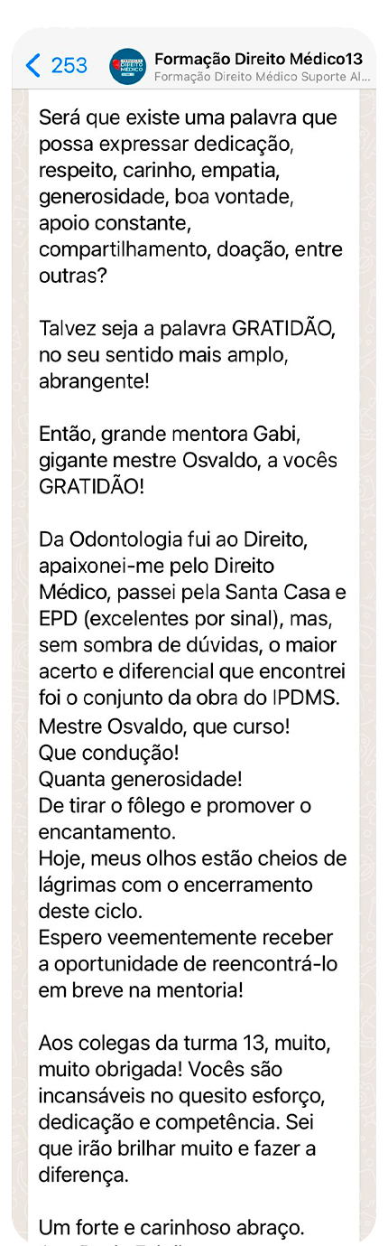 Formação Direito Médico