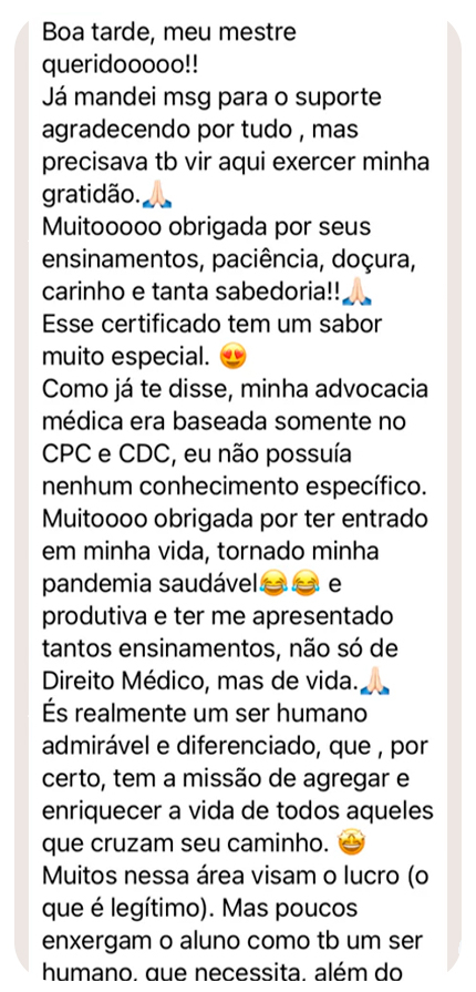 Formação Direito Médico