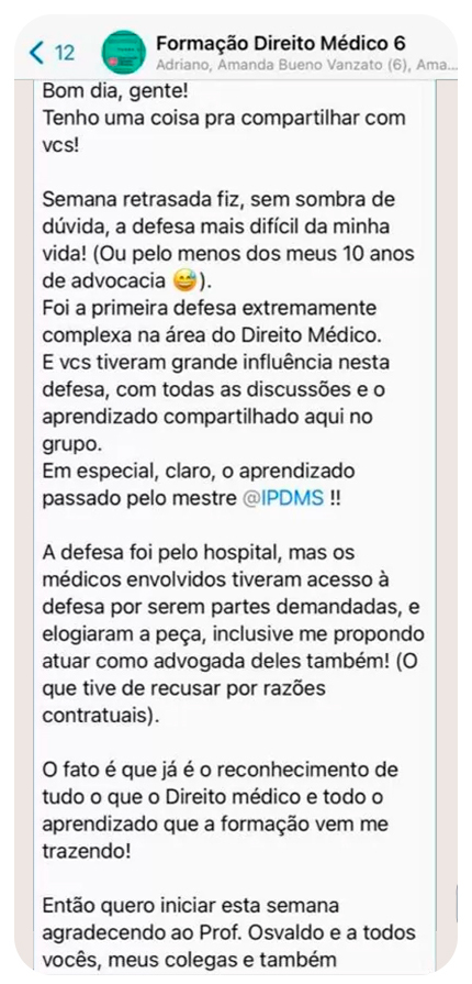 Formação Direito Médico