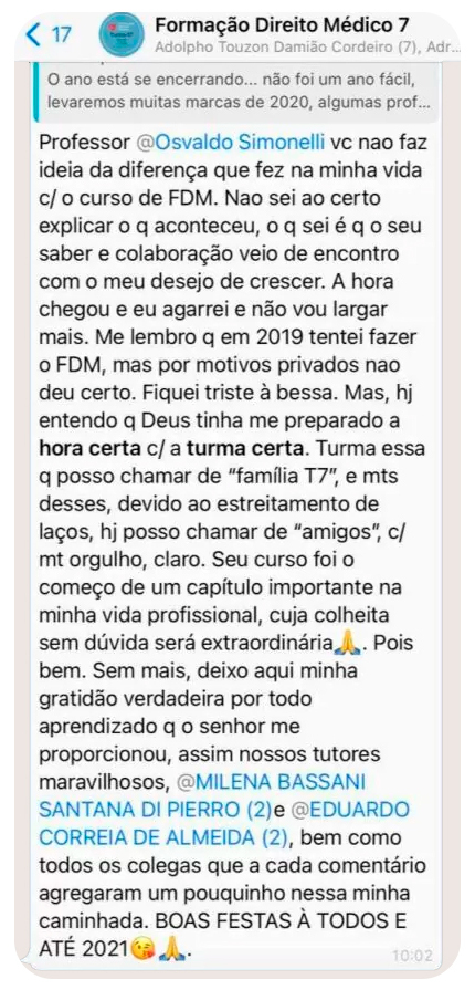 Formação Direito Médico