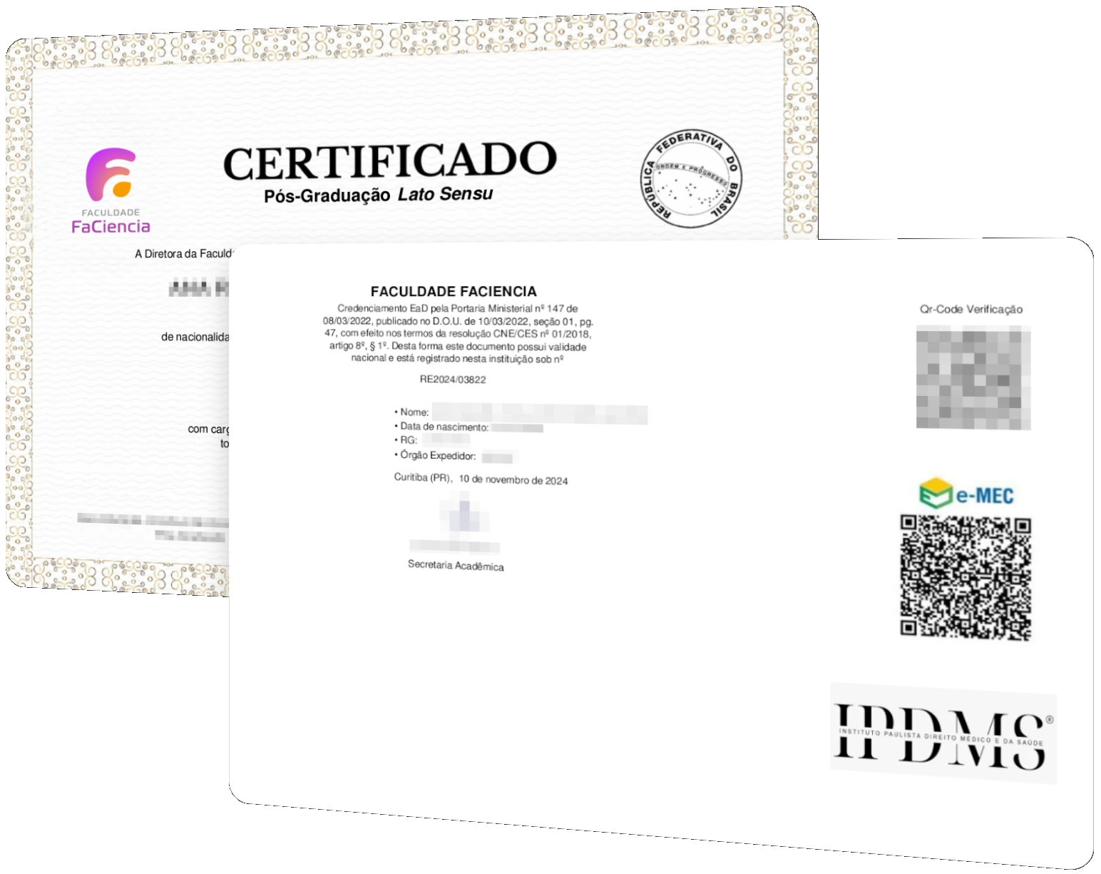 Diploma Pós-Graduação